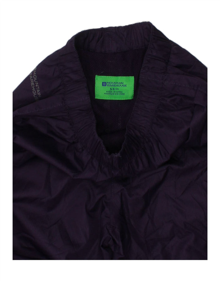 MOUNTAIN WAREHOUSE Girls Windbreaker Trousers 5-6 Years  Purple Polyester Vintage Mountain Warehouse and Second-Hand Mountain Warehouse from Messina Hembry 