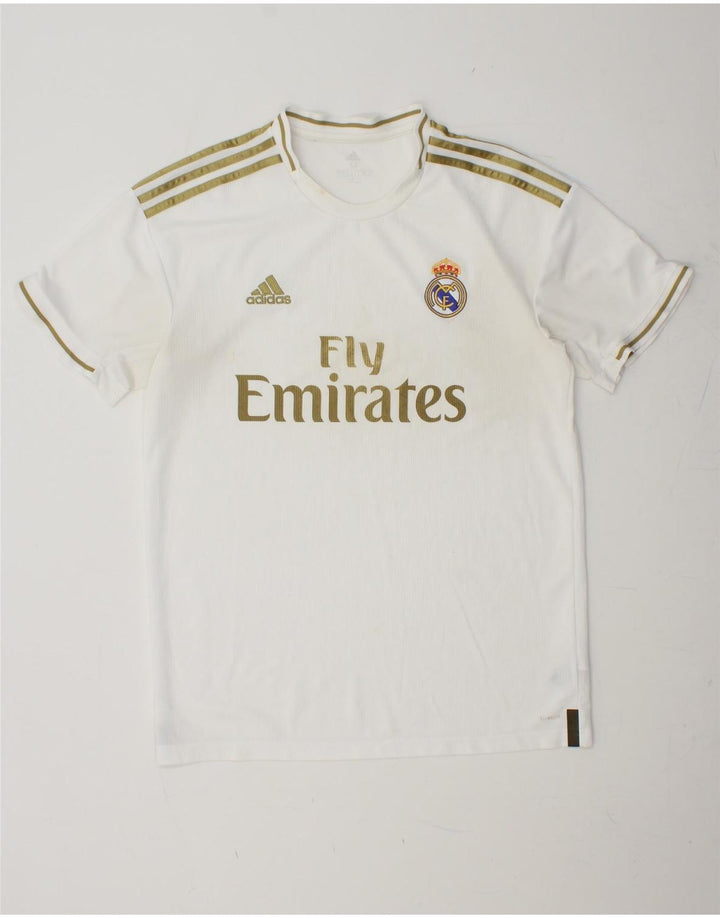 ADIDAS T-Shirt Graphique Real Madrid Homme Blanc Moyen Polyester