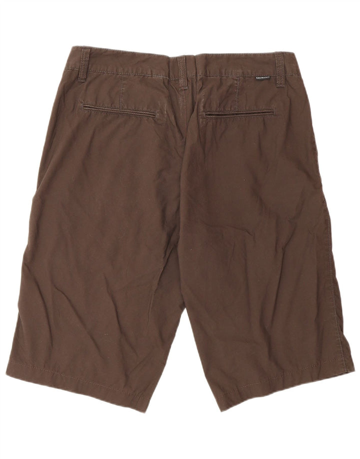 Calvin Klein Short Chino Homme W36 Large Marron Coton