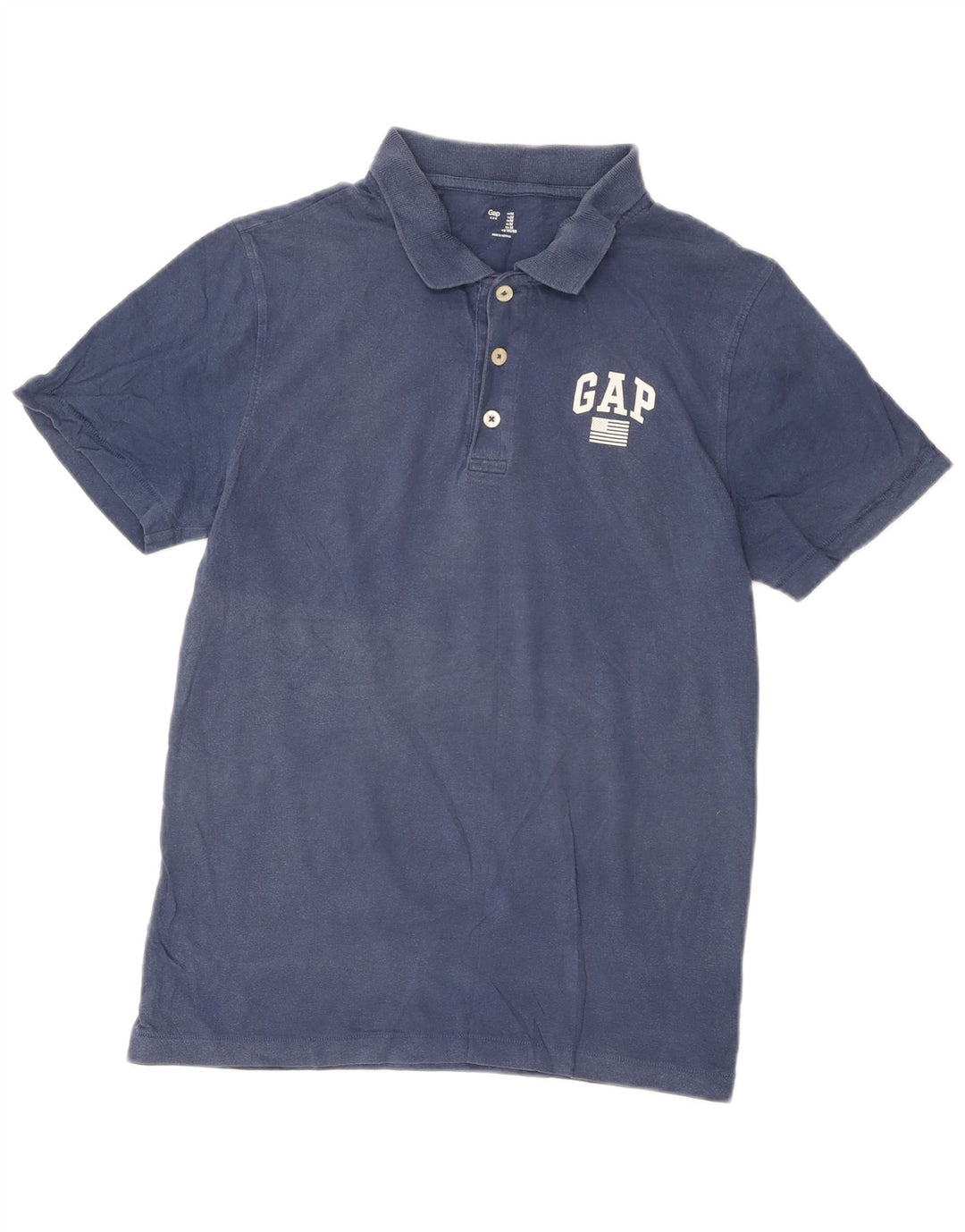 Gap Polo Graphique Homme Bleu Moyen Coton