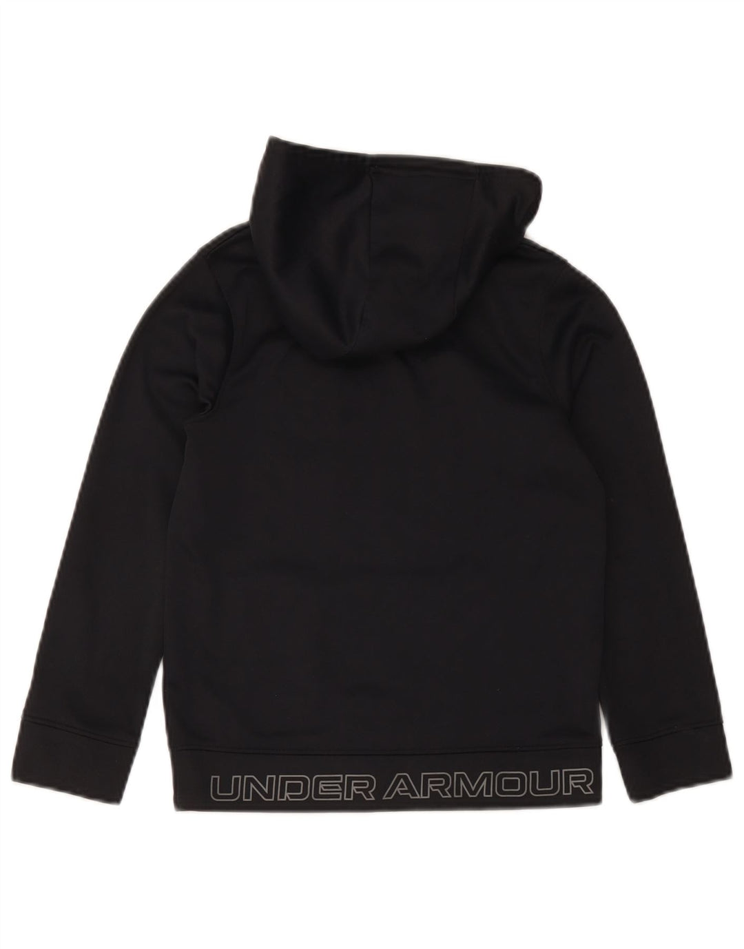 Under Armour Pull à capuche graphique pour garçon 7-8 ans Petit Noir Polyester