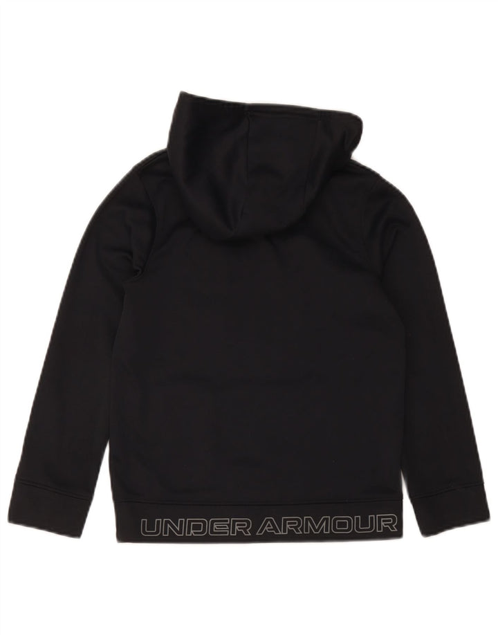 Under Armour Pull à capuche graphique pour garçon 7-8 ans Petit Noir Polyester