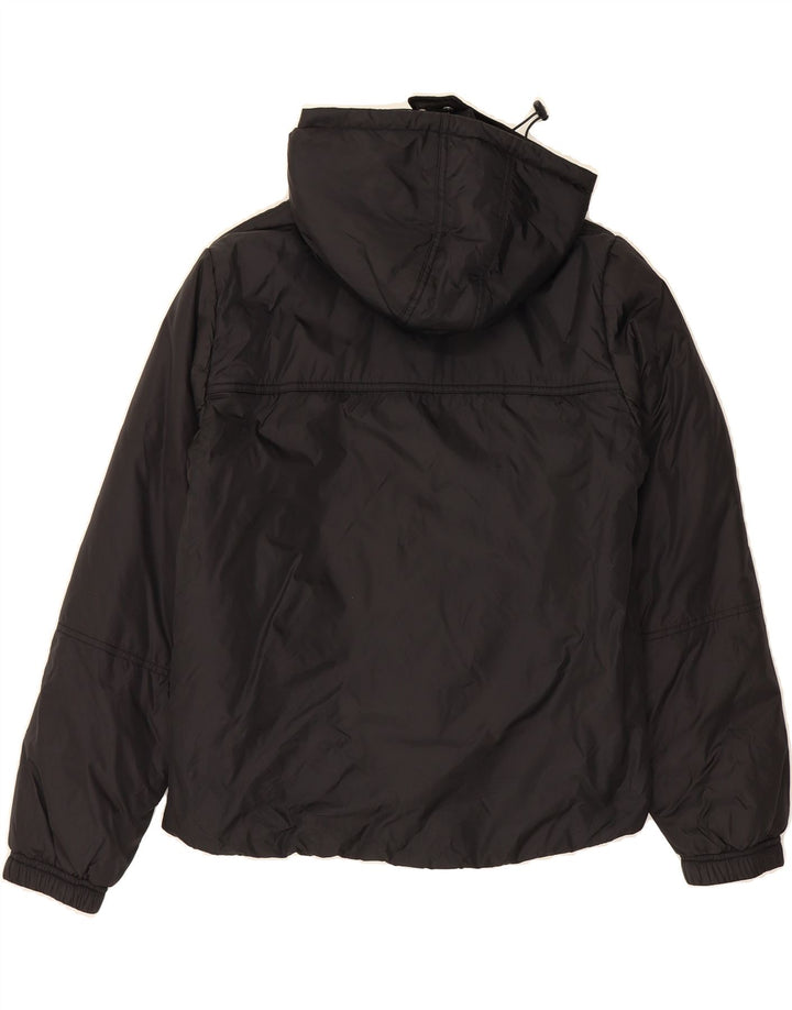 FILA Womens Hooded Padded Jacket IT 44 Medium Black Polyamide Vintage Fila and Second-Hand Fila from Messina Hembry 