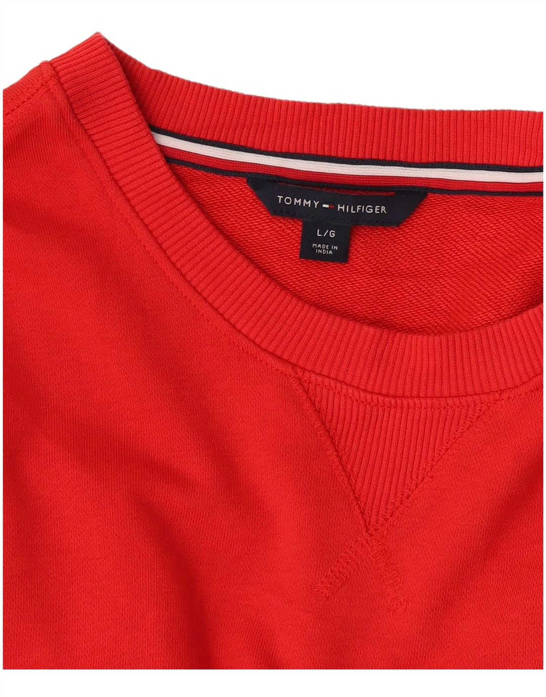 Tommy Hilfiger Sweat-shirt pour femme UK 16 Large Rouge