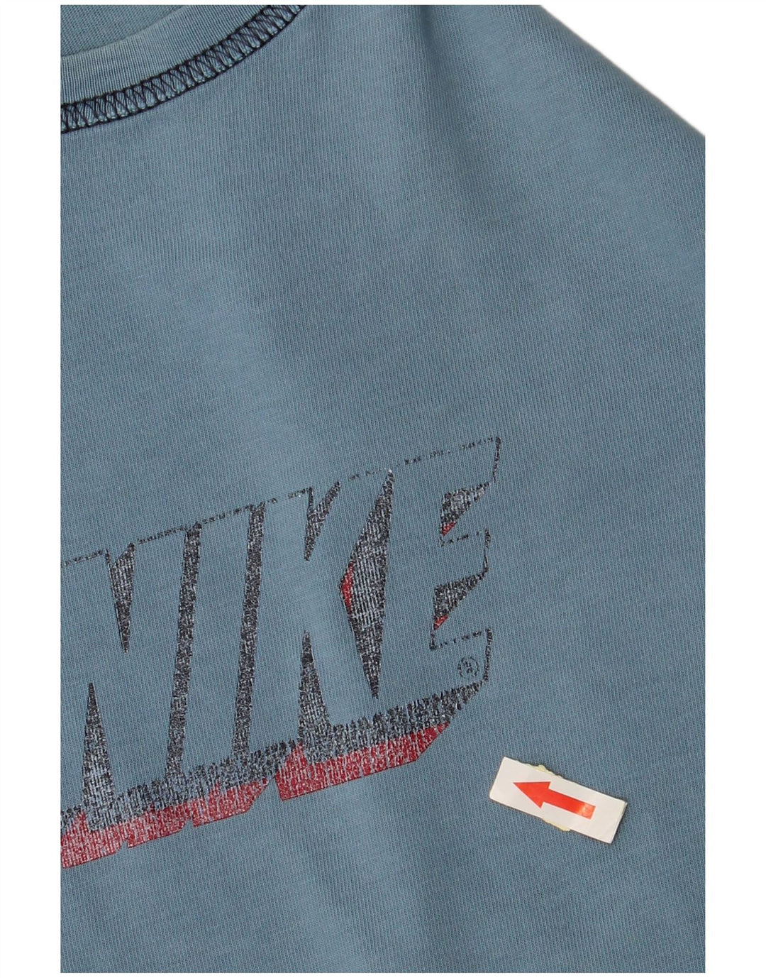NIKE T-shirt graphique pour hommes UK 39/41 Bleu moyen Coton