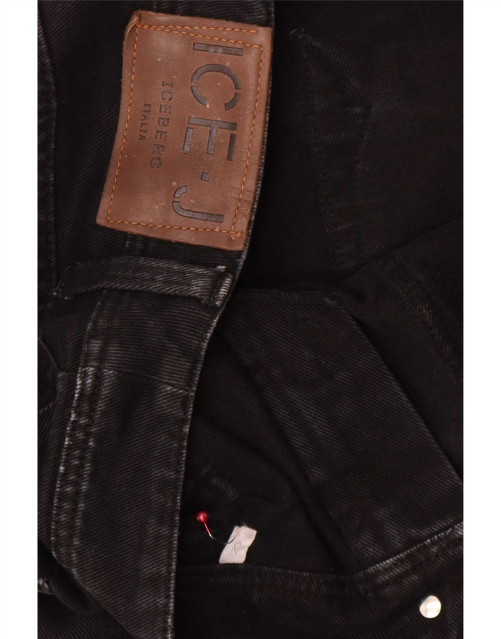 Iceberg Jean court droit femme W29 L25 coton noir