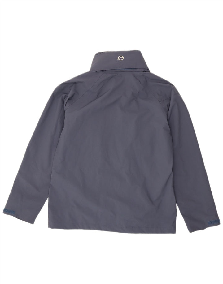 Sprayway Veste de pluie à capuche pour femme UK 14 Bleu moyen Polyester