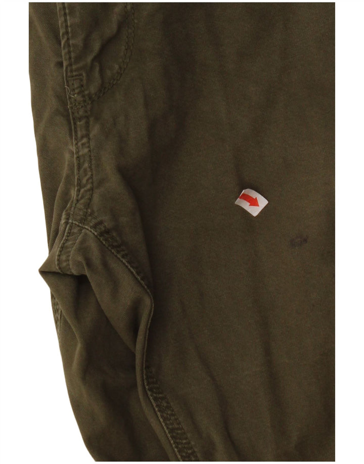 CALVIN KLEIN Pantalon Cargo Slim Homme W29 L29 Kaki Coton