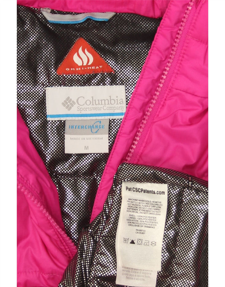 Columbia Veste matelassée Interchange Liner pour femme UK 14 Rose moyen Polyester