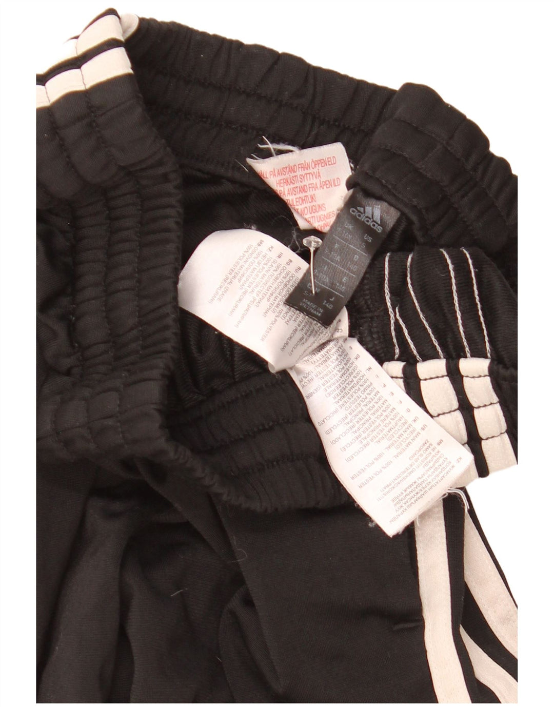 Adidas Pantalon de Survêtement Garçon Joggers 9-10 ans Noir Polyester