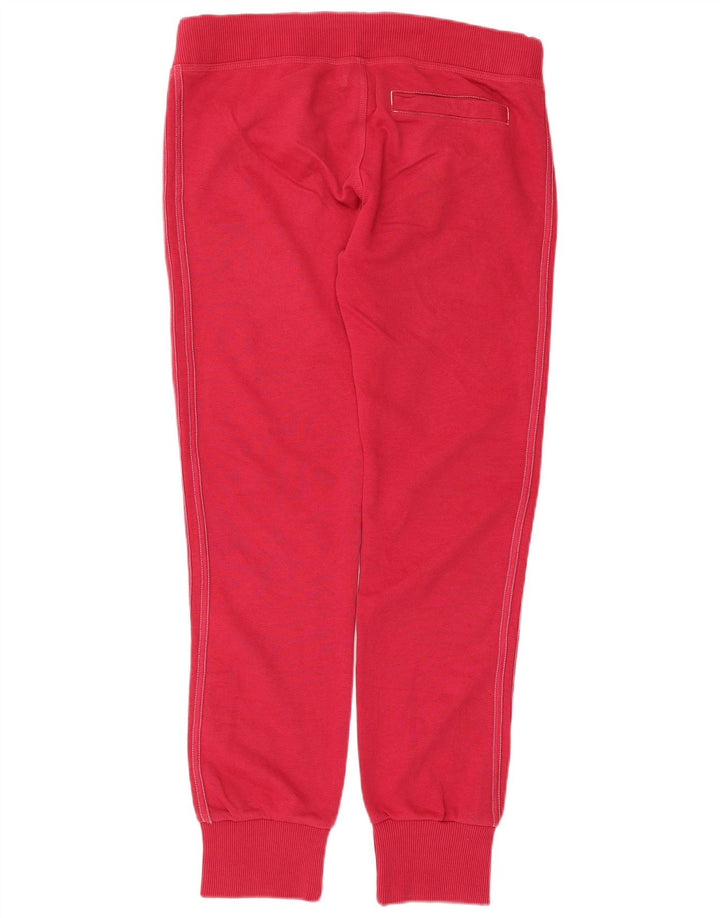 Adidas Femme Pantalon De Survêtement Joggers IT 44 Rouge Moyen Coton