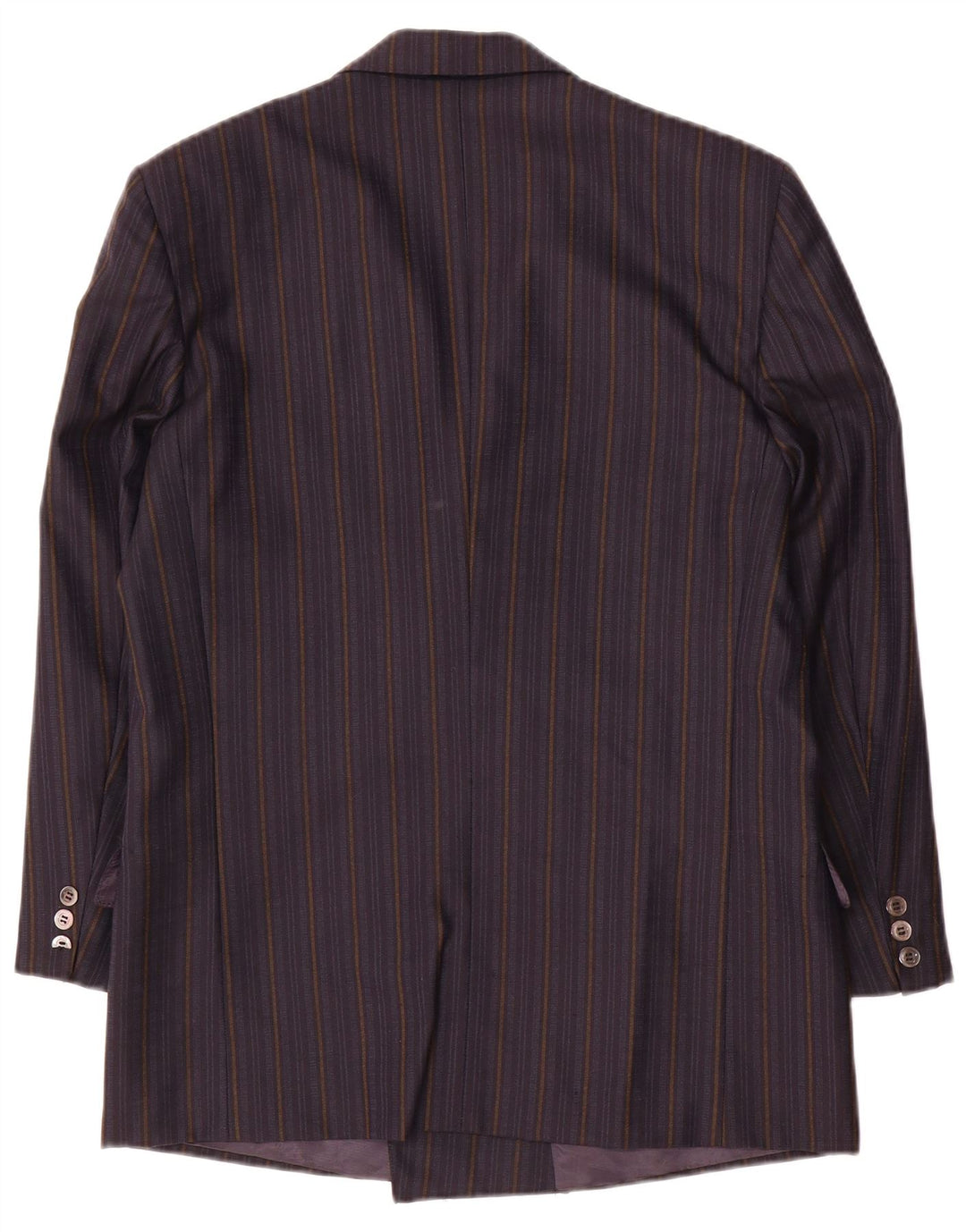 San Remo Veste Blazer Croisée Homme IT 48 Bleu Marine Moyen Rayé