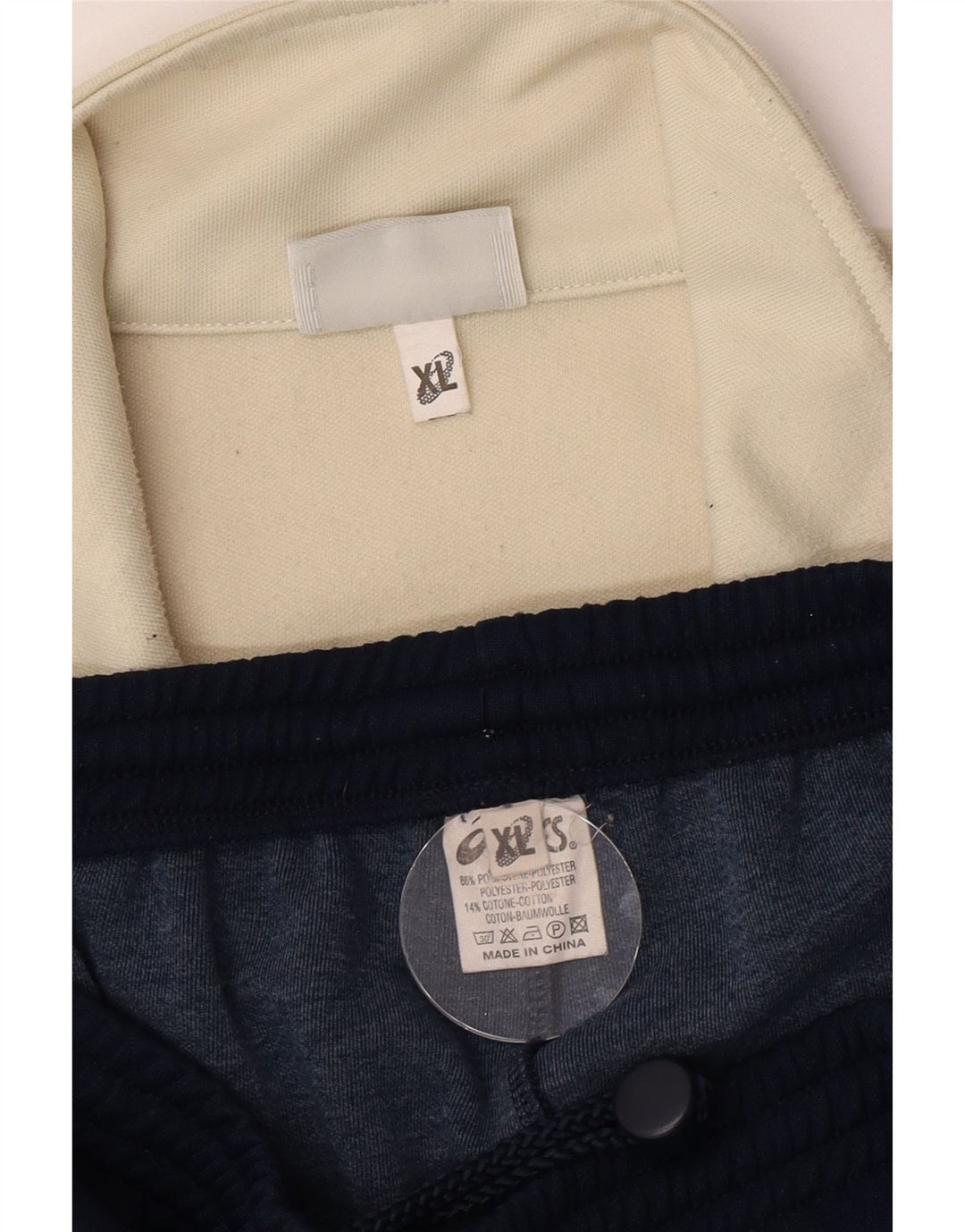 Oasis Survêtement complet graphique pour homme XL Bleu marine Colorblock Polyester