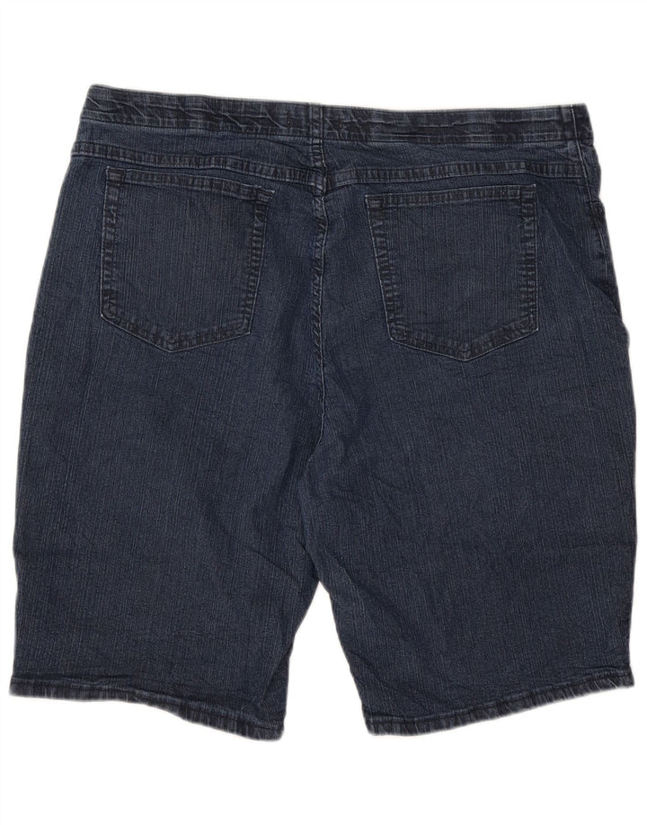 LEE Short en jean Riders pour femme US 18 2XL W40 Bleu marine Coton