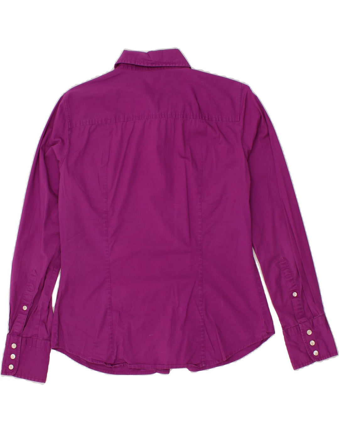J. CREW Womens Shirt UK 14 Medium Purple Cotton Vintage J. Crew and Second-Hand J. Crew from Messina Hembry 