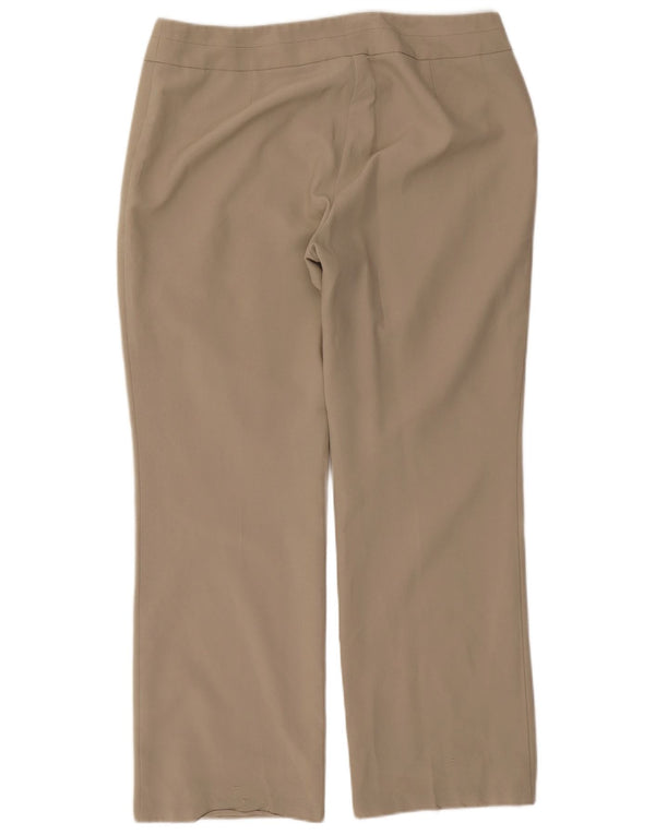 Marks & Spencer Pantalon chino droit pour femme UK 16 Large W34 L30 Beige