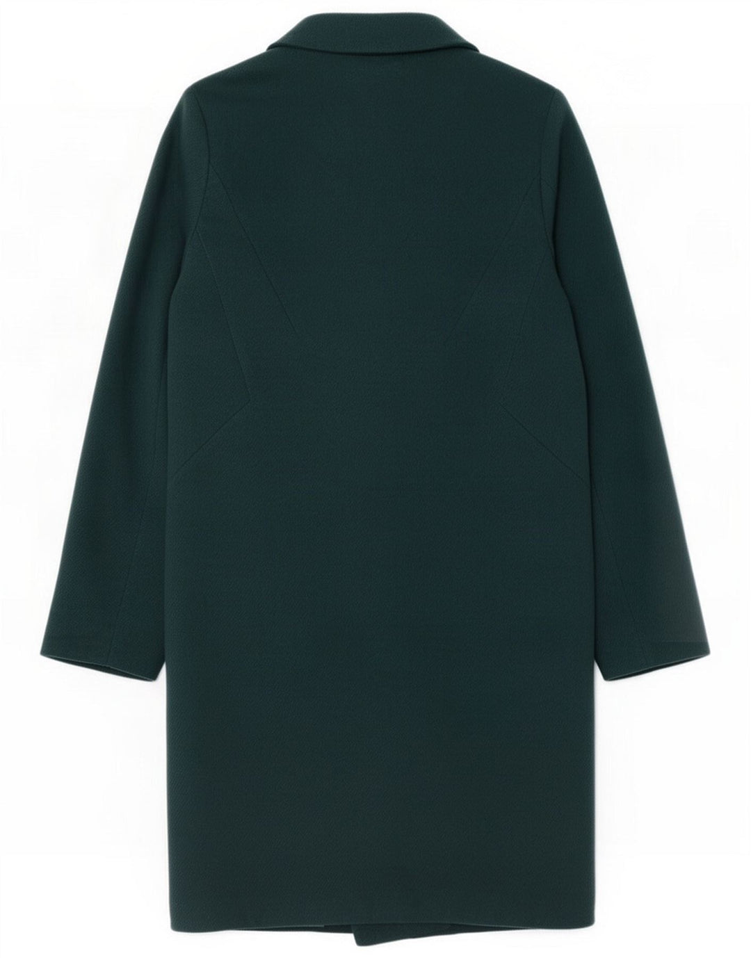 Oasis Manteau Double Boutonnage Femme UK 10 Petit Vert Polyester