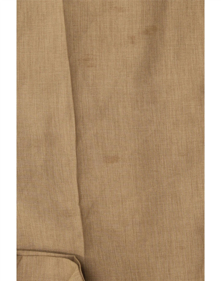 Marks & Spencer Pantalon de costume pour homme W40 L29 Beige Polyester