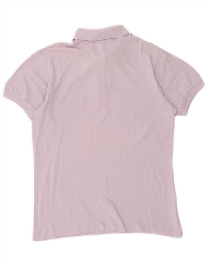 Lacoste Polo Femme Taille 40 Coton Violet Moyen