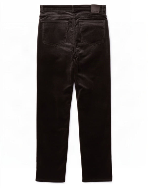 Massimo Dutti Pantalon décontracté droit pour femme EU 38 Small W28 L28 Bleu marine
