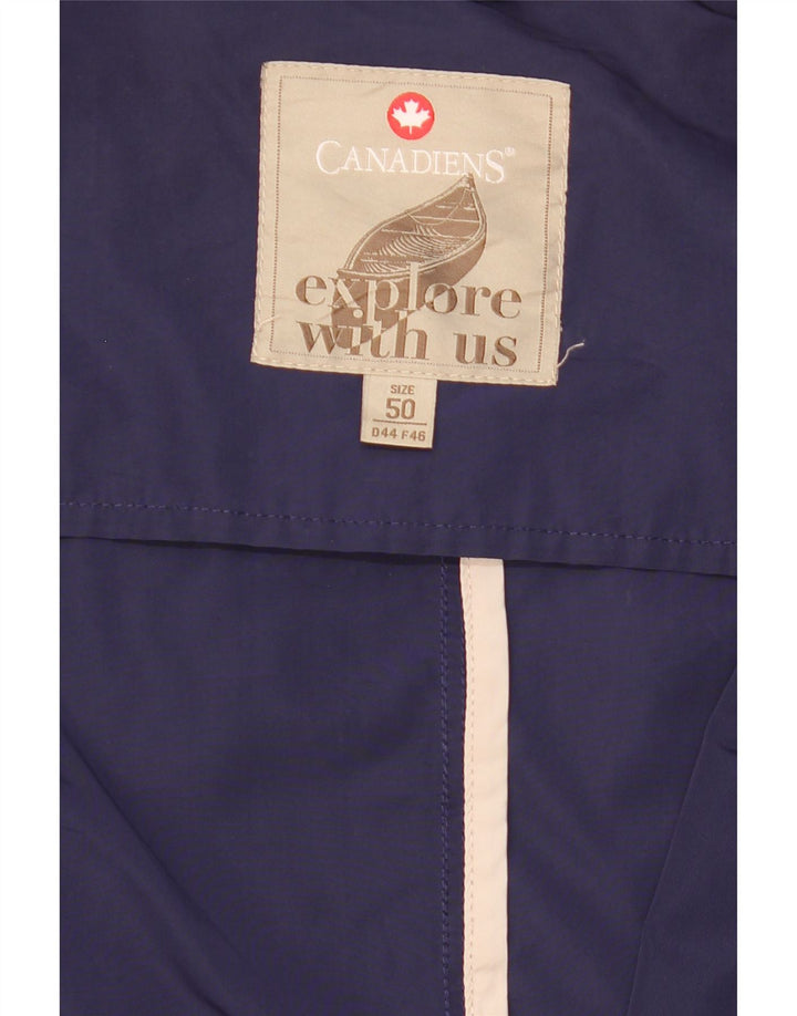 Imperméable à capuche pour femme Canadiens IT 50 XL bleu marine