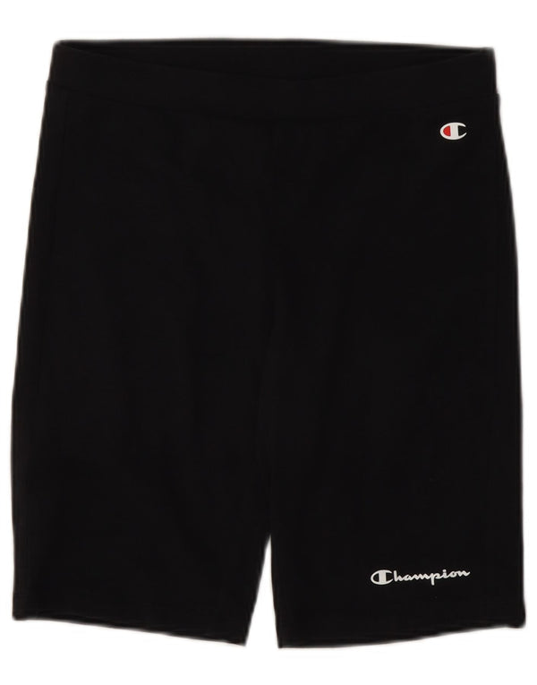 Champion Short de sport pour femme UK 14 en coton noir moyen