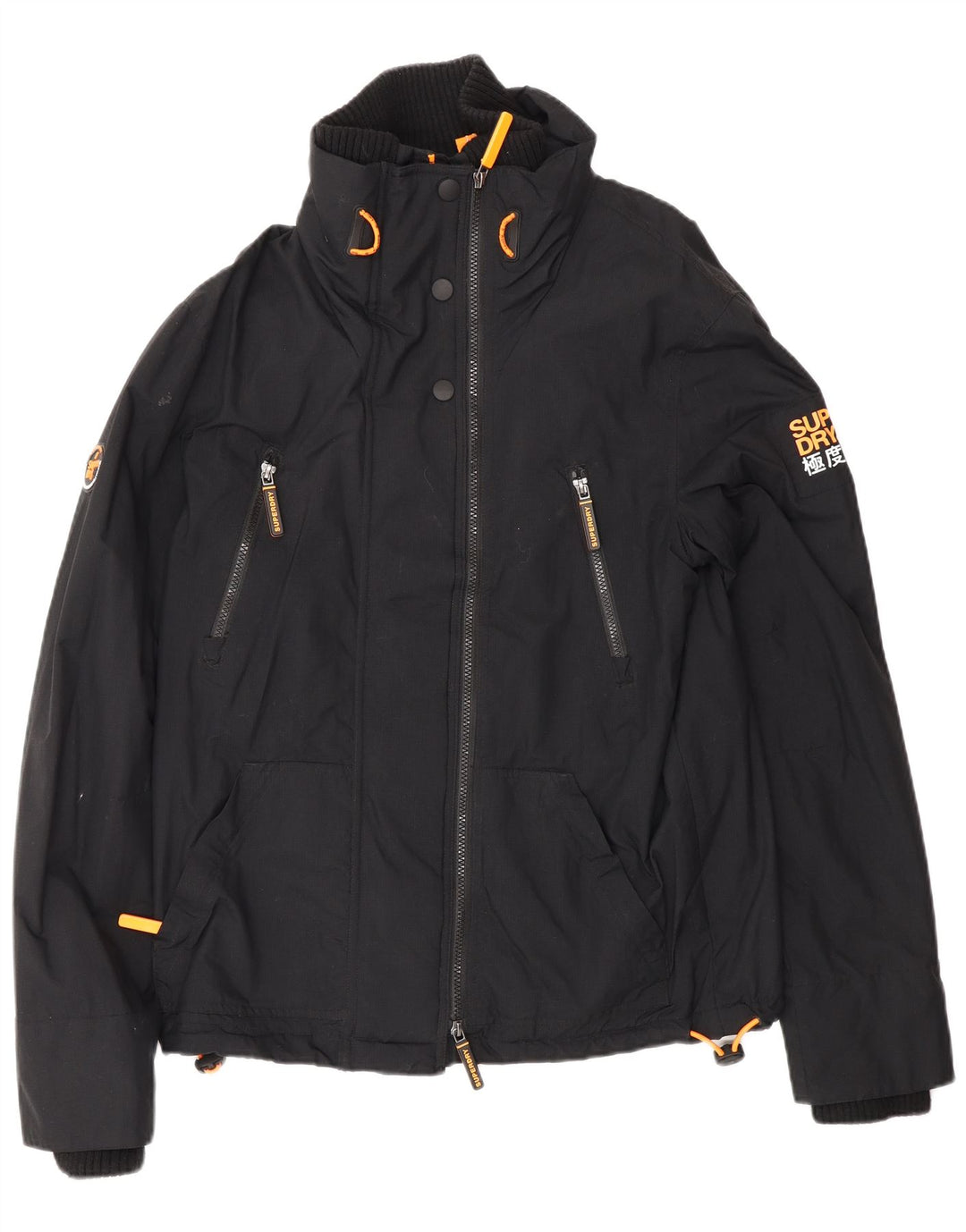 Superdry Veste coupe-vent Windattacker pour homme UK 38 Medium Noir Nylon