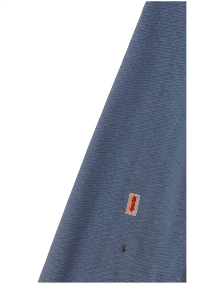 Vineyard Vines Sweat-shirt surdimensionné à col zippé pour femme UK 10 Petit Bleu