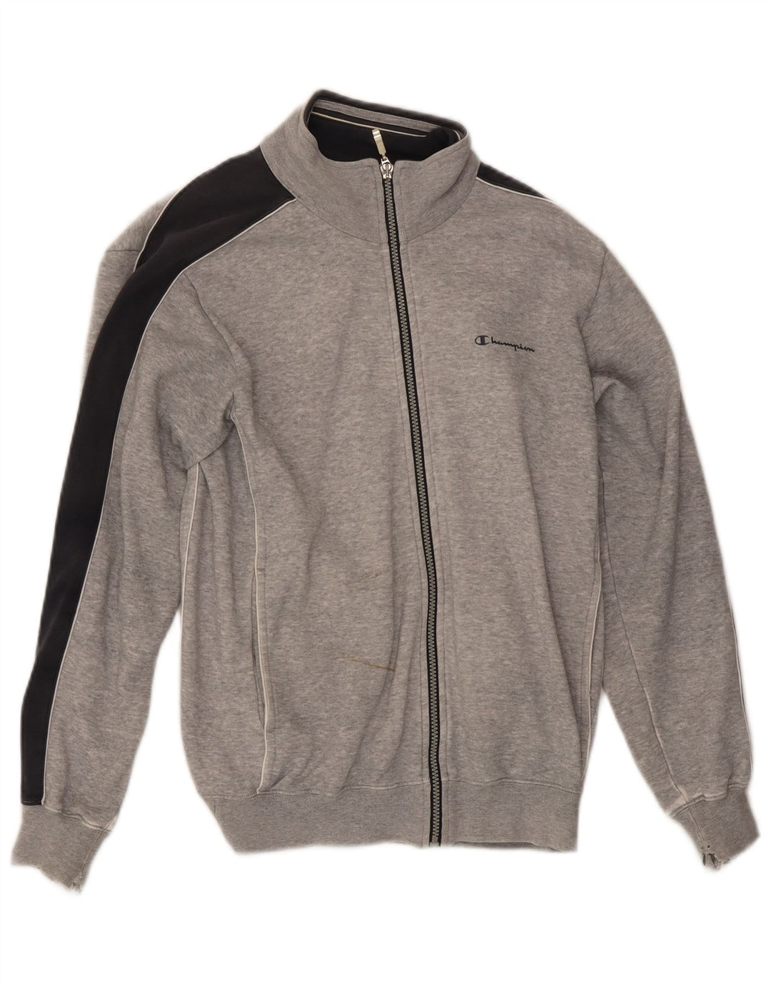 Champion Veste de Survêtement Coupe Régulière Homme Petit Gris Colorblock