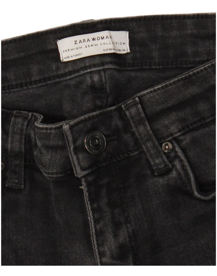 Zara Jean Bootcut Femme EU 36 XS W26 L26 Noir