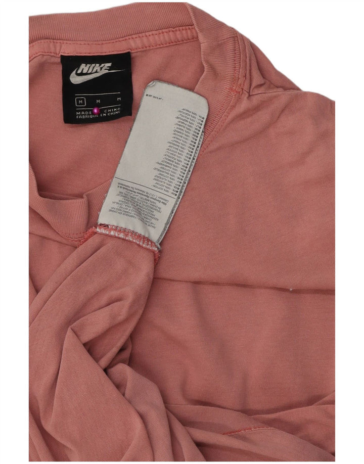 T-shirt pour hommes Nike Taille Moyenne Rose Coton