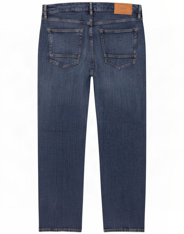Marks & Spencer Jean droit pour homme W34 L29 Bleu Coton