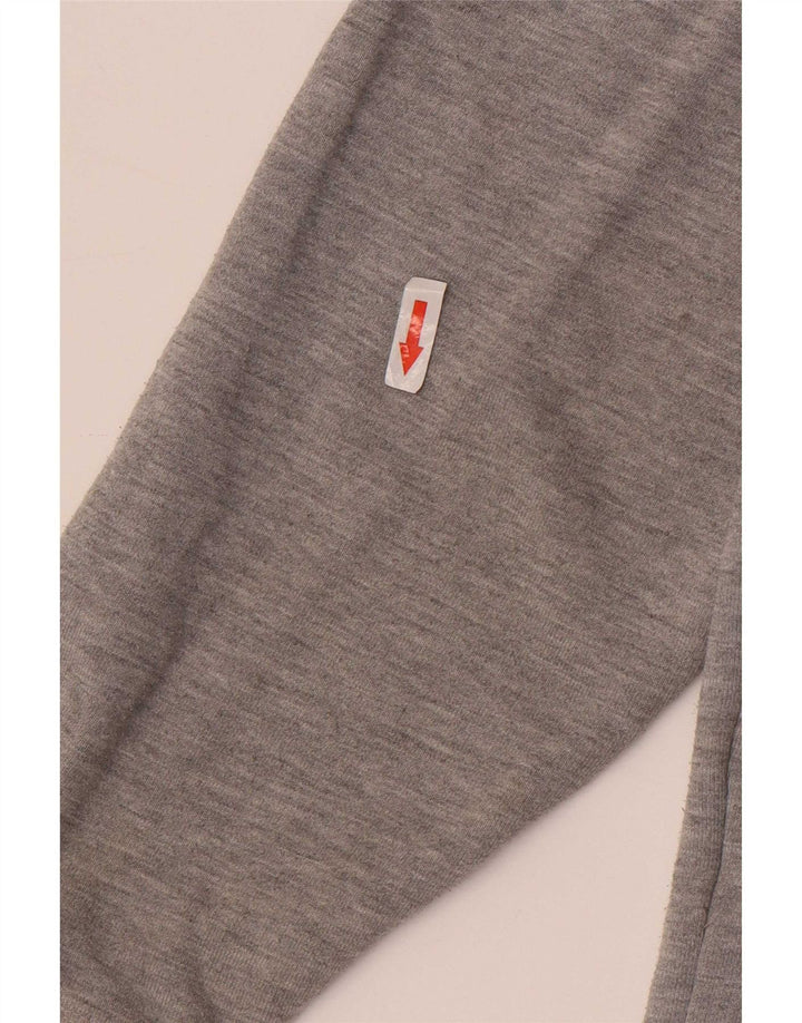 Zara Pull À Capuche Homme Gris Moyen Polyester