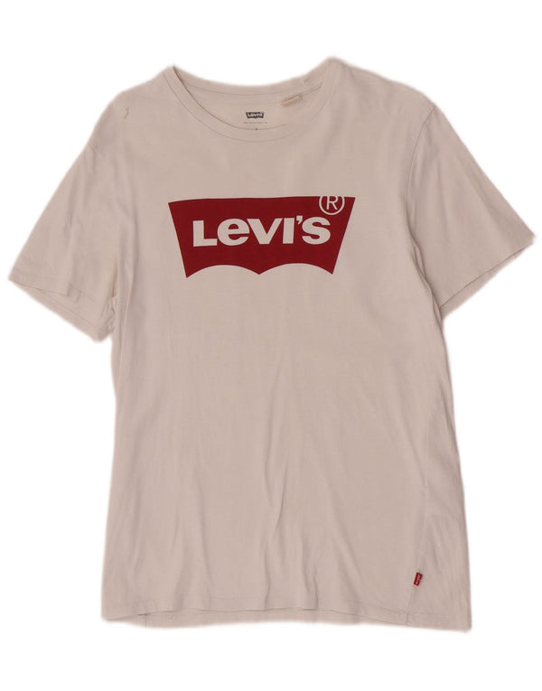 Levi's Tee-Shirt Regular Fit Graphic Homme Blanc Petit Logo
