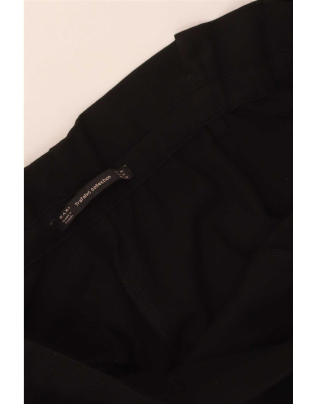 Zara Pantalon court fuselé pour femme Medium W28 L25 Noir