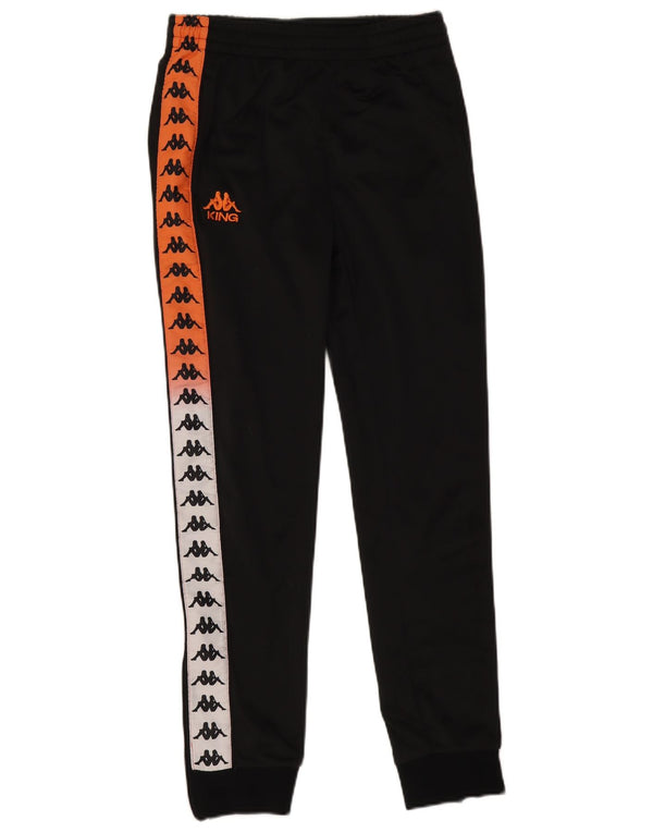 Kappa Pantalon de Survêtement Graphique Homme Joggers Small Noir Colourblock