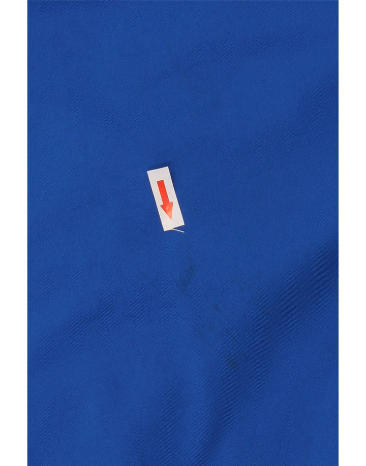 Puma Haut de Survêtement Zip Neck Pullover Homme Bleu Colorblock Polyester