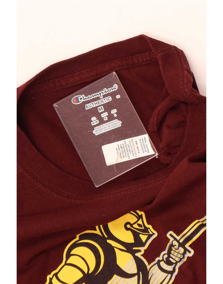 Champion Haut graphique à manches longues pour homme en coton marron petit