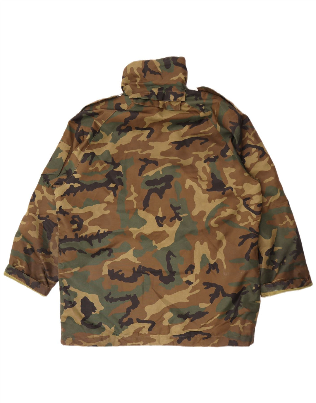 veste militaire homme vintage UK 42 XL Kaki Camouflage Polyester