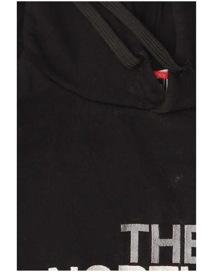 The North Face Pull à capuche graphique pour homme Petit coton noir