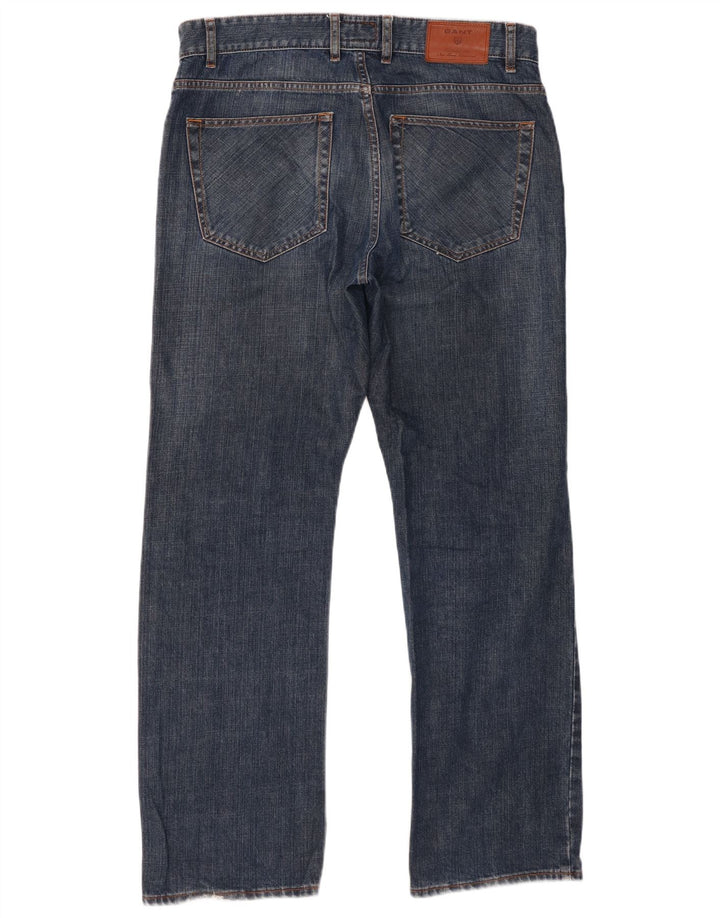 Gant Jean droit homme W34 L32 bleu coton