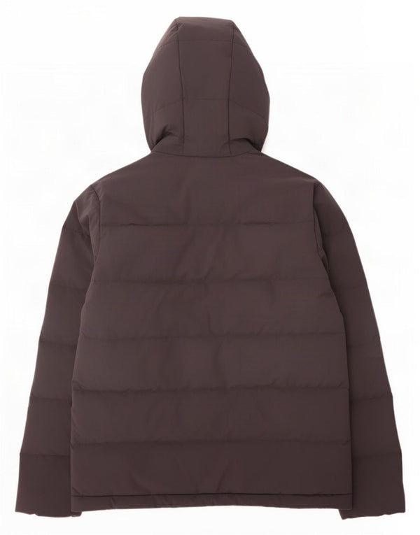 Adidas Veste rembourrée à capuche pour femme UK 4/6 XS Noir Polyester