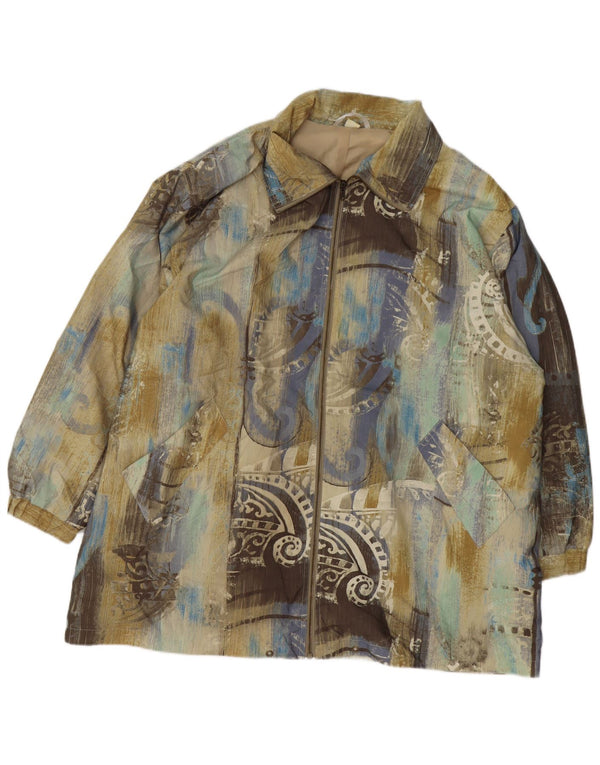 vintage Femme Overcoat Overcoat IT 50 XL Multicolore Paisley Polyester