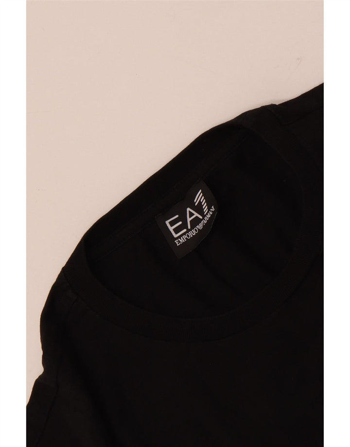 Emporio Armani T-shirt graphique pour homme Noir moyen