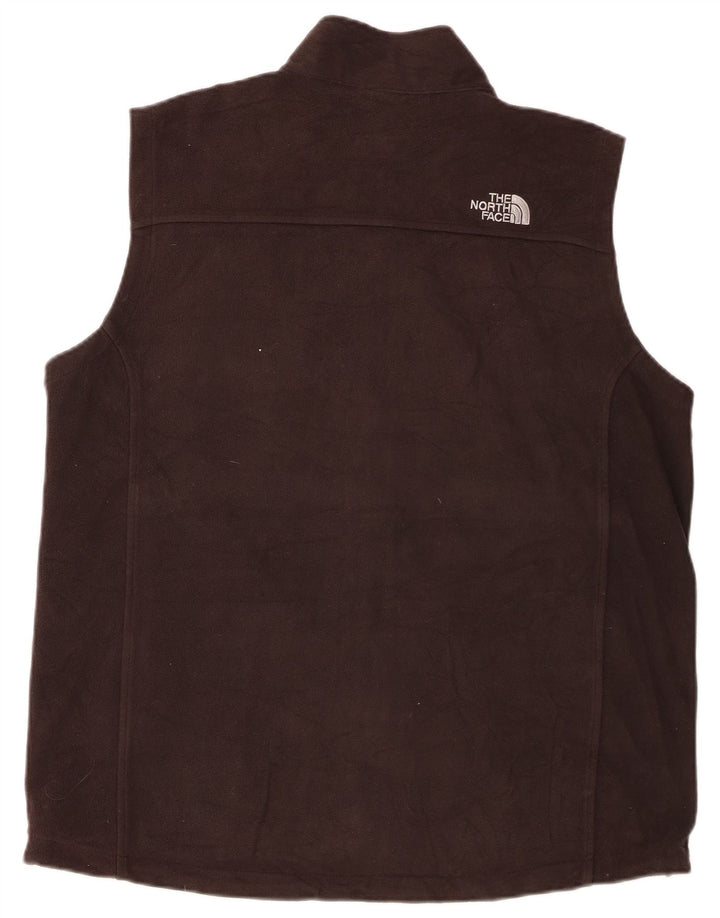 The North Face Gilet polaire pour homme UK 40 Large Noir Polyester