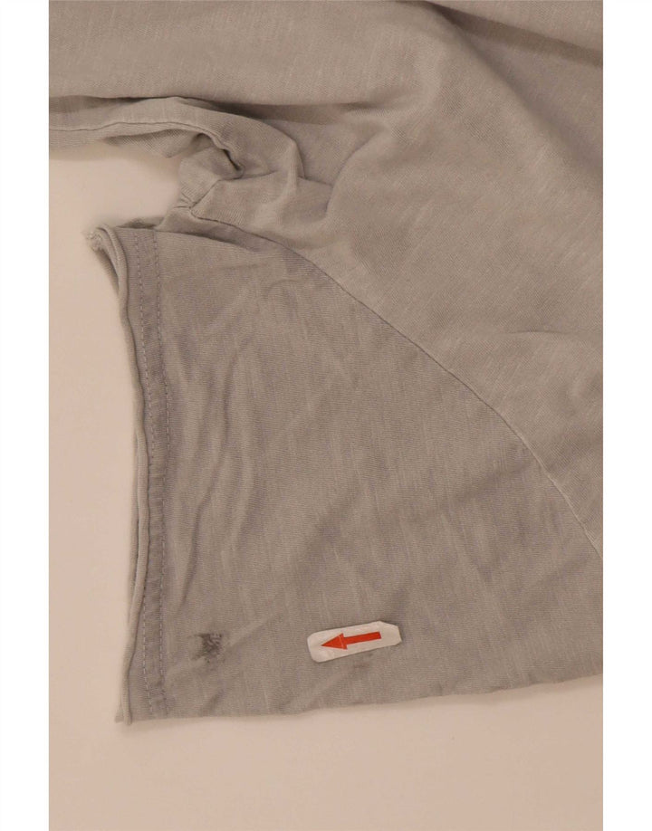 Gaudi Homme T-Shirt Graphique Top Gris Moyen Coton