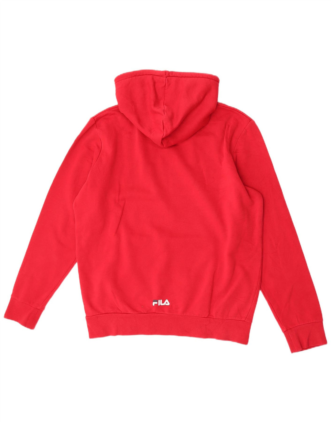 Fila Pull à Capuche Graphique Homme Rouge Moyen