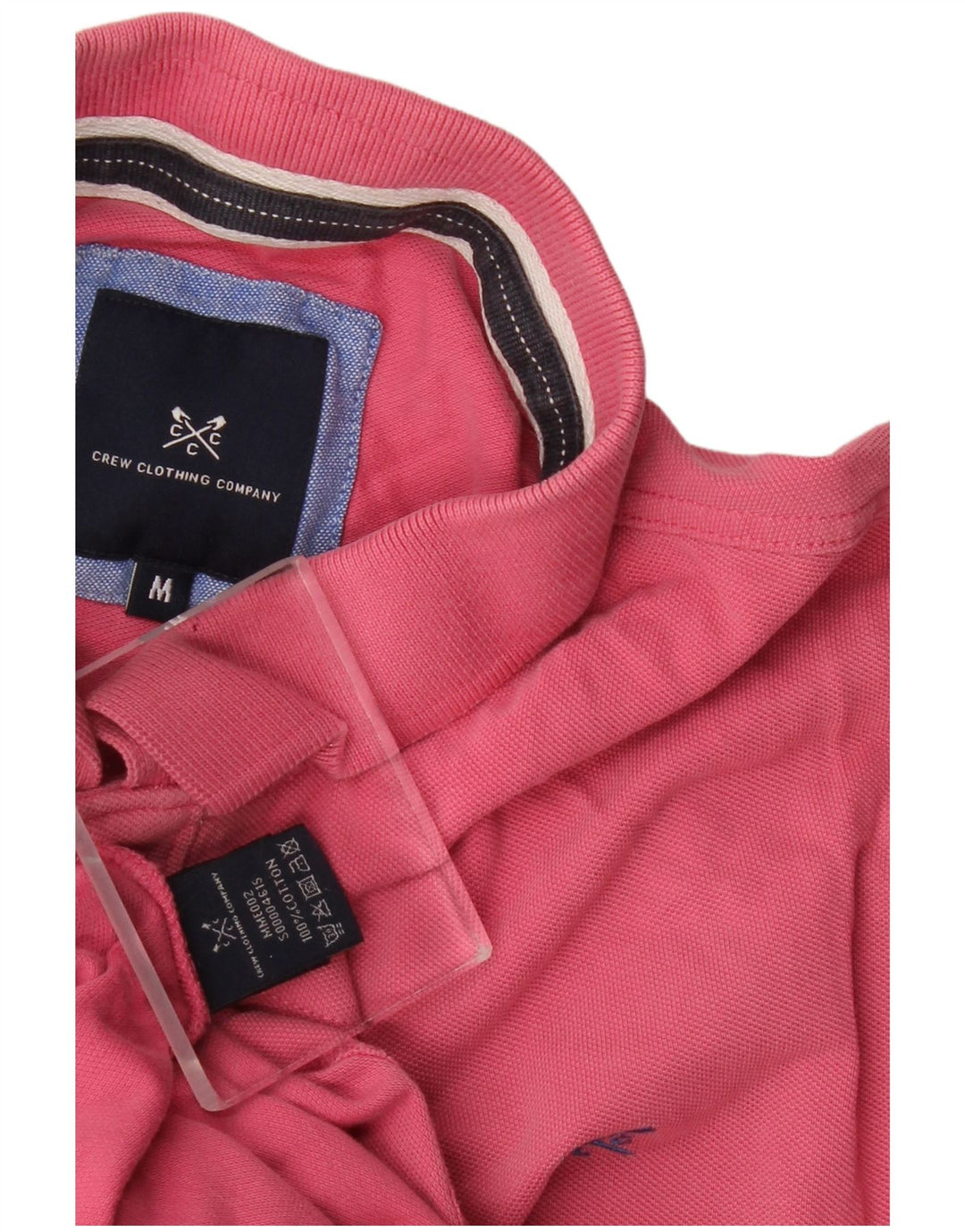 Crew Clothing Polo Homme Coton Rose Moyen
