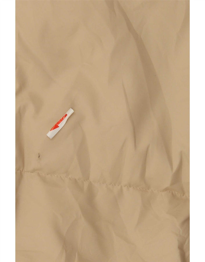 Fila Manteau rembourré à capuche pour femme UK 12 Polyester beige moyen