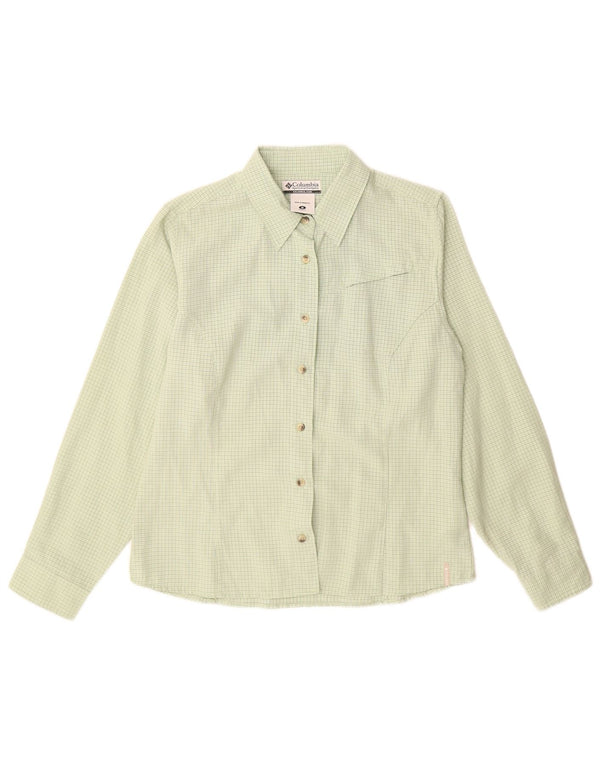 Columbia Chemise Femme UK 44 Medium Green Check Modal